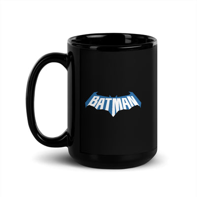 BATMAN #1 Comic Logo Black Mug 15 oz