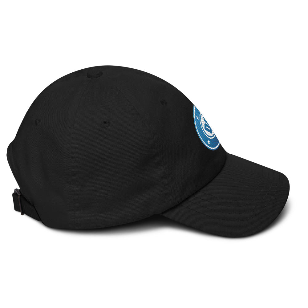 DC Blue Logo Embroidered Dad Hat