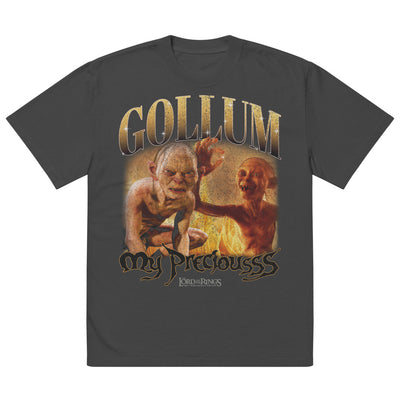 The Lord of the Rings Gollum Oversized Faded T-shirt