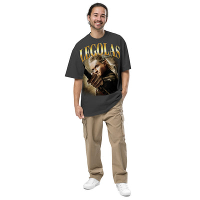 The Hobbit Legolas Oversized Faded T-shirt