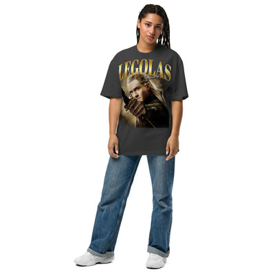 The Hobbit Legolas Oversized Faded T-shirt