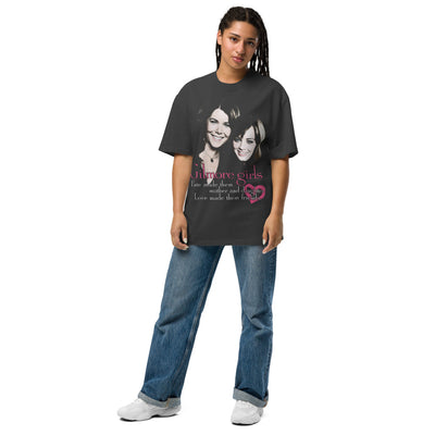 Gilmore Girls Love Made Them Friends Oversized Faded T-shirt