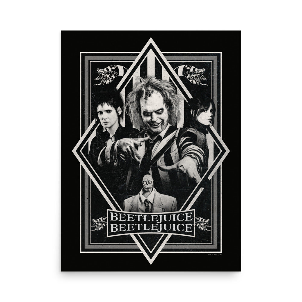 Beetlejuice Beetlejuice Coexist Premium Poster