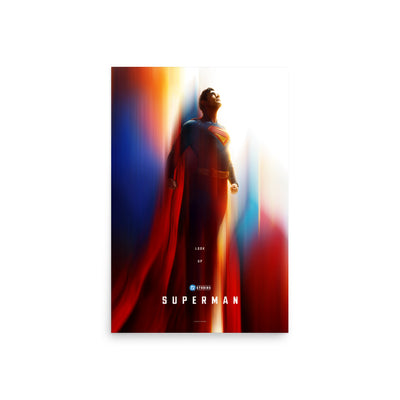 Superman (2025) Look Up Premium Poster