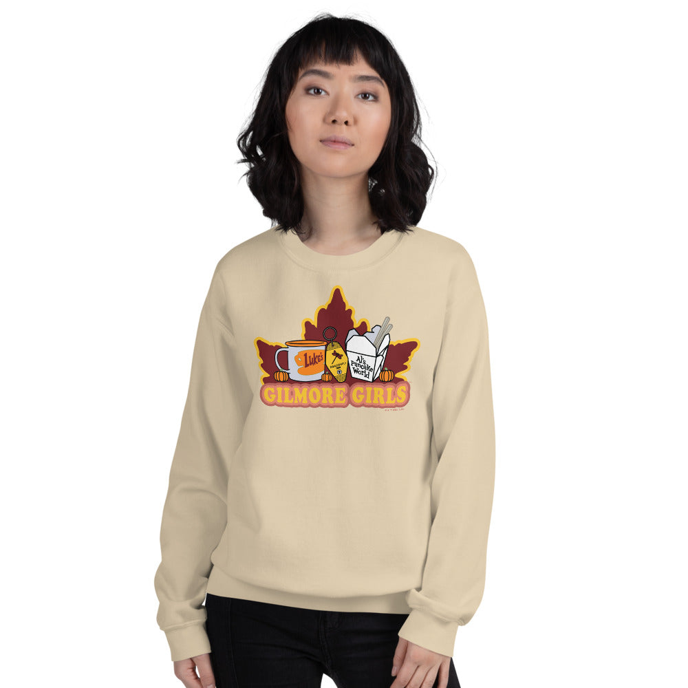 Gilmore Girls Fall Leaf Crewneck Sweatshirt