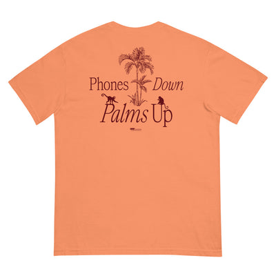 The White Lotus Phone Down Palms Up Comfort Colors T-Shirt