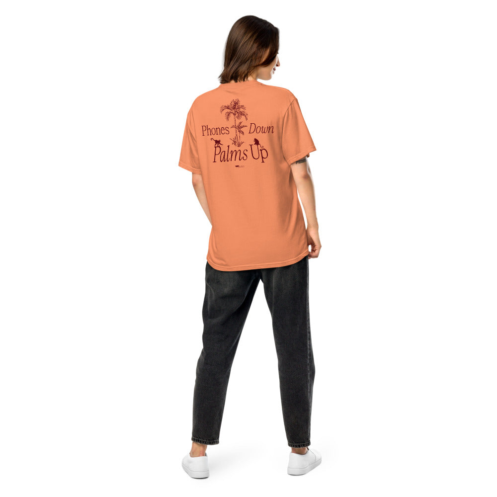 The White Lotus Phone Down Palms Up Comfort Colors T-Shirt