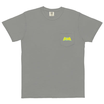 BATMAN Logo Cape Comfort Colors Pocket T-Shirt