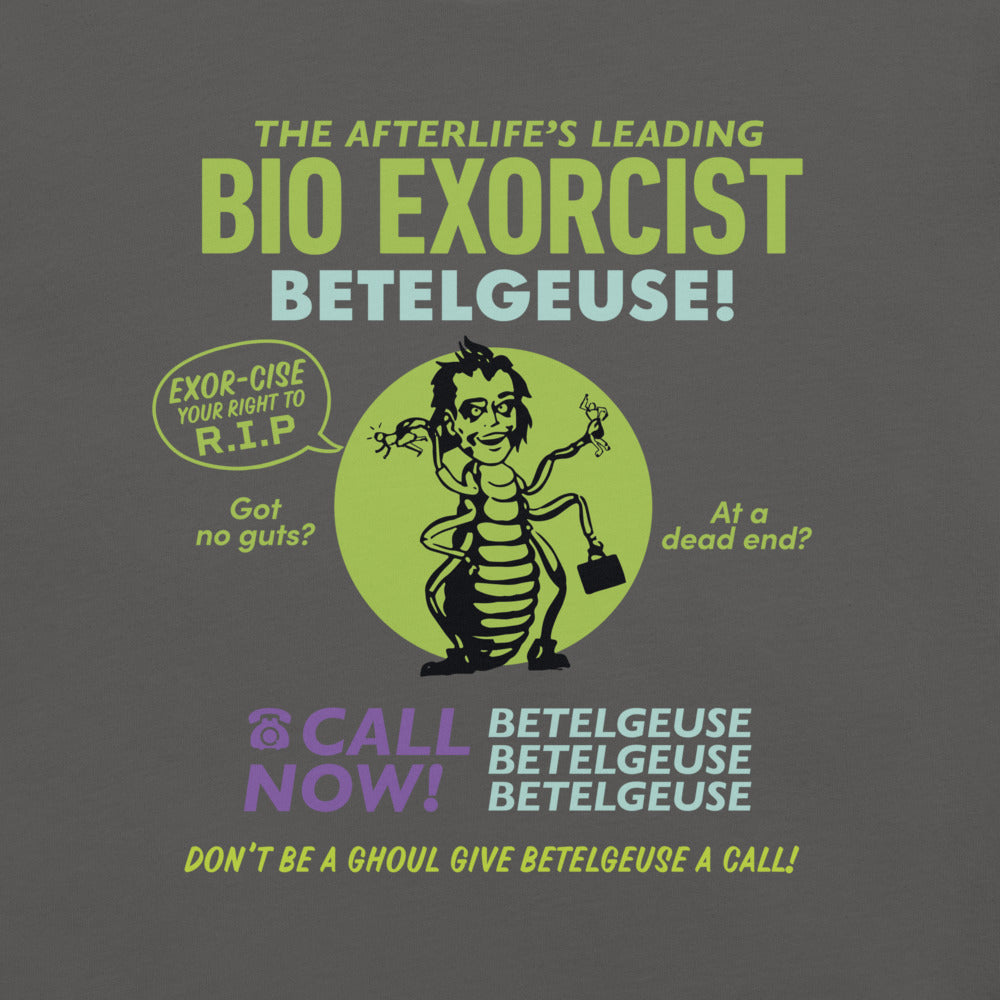 Beetlejuice Beetlejuice Bio Exorcist T-shirt