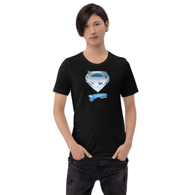 Superman The Movie Crystal Blue Logo T-Shirt