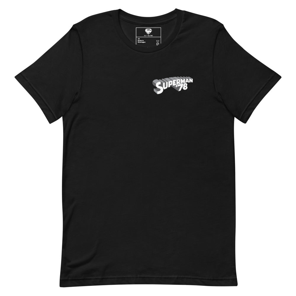 Superman The Movie Silver Logo T-Shirt