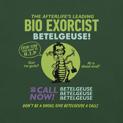 Beetlejuice Beetlejuice Bio Exorcist T-shirt