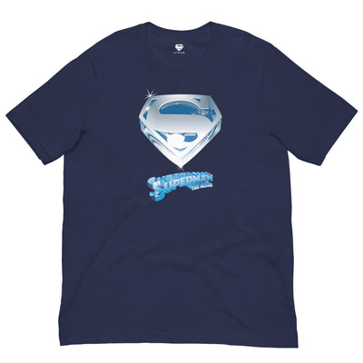 Superman: The Movie Crystal Blue Logo T-Shirt