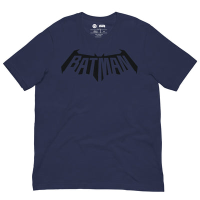 BATMAN #1 Comic Logo T-Shirt Navy