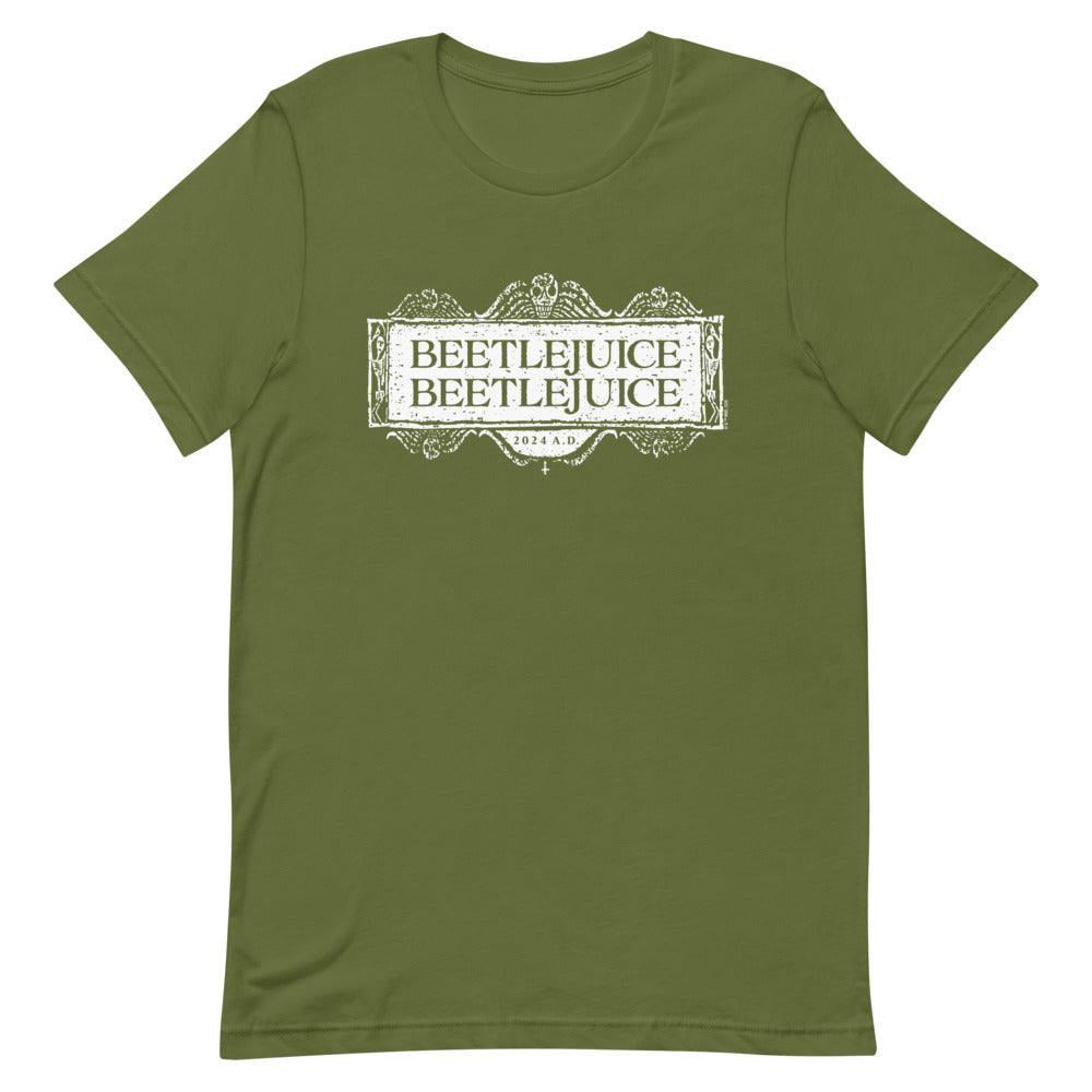 Beetlejuice Beetlejuice Logo T-shirt