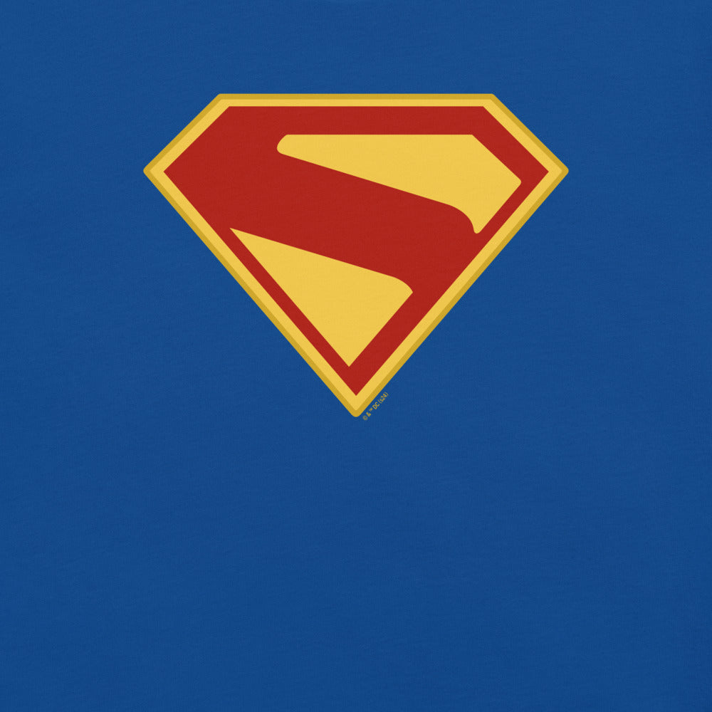 SUPERMAN (2025 Movie) Stylized S-Shield Oversized Faded T-Shirt – DC