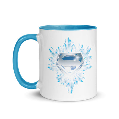 Superman The Movie Crystal Blue Logo Two-tone Mug