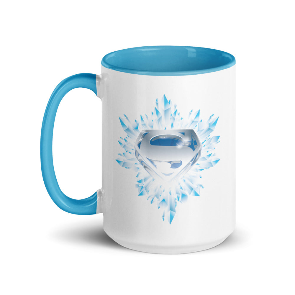 Superman The Movie Crystal Blue Logo Two-tone Mug