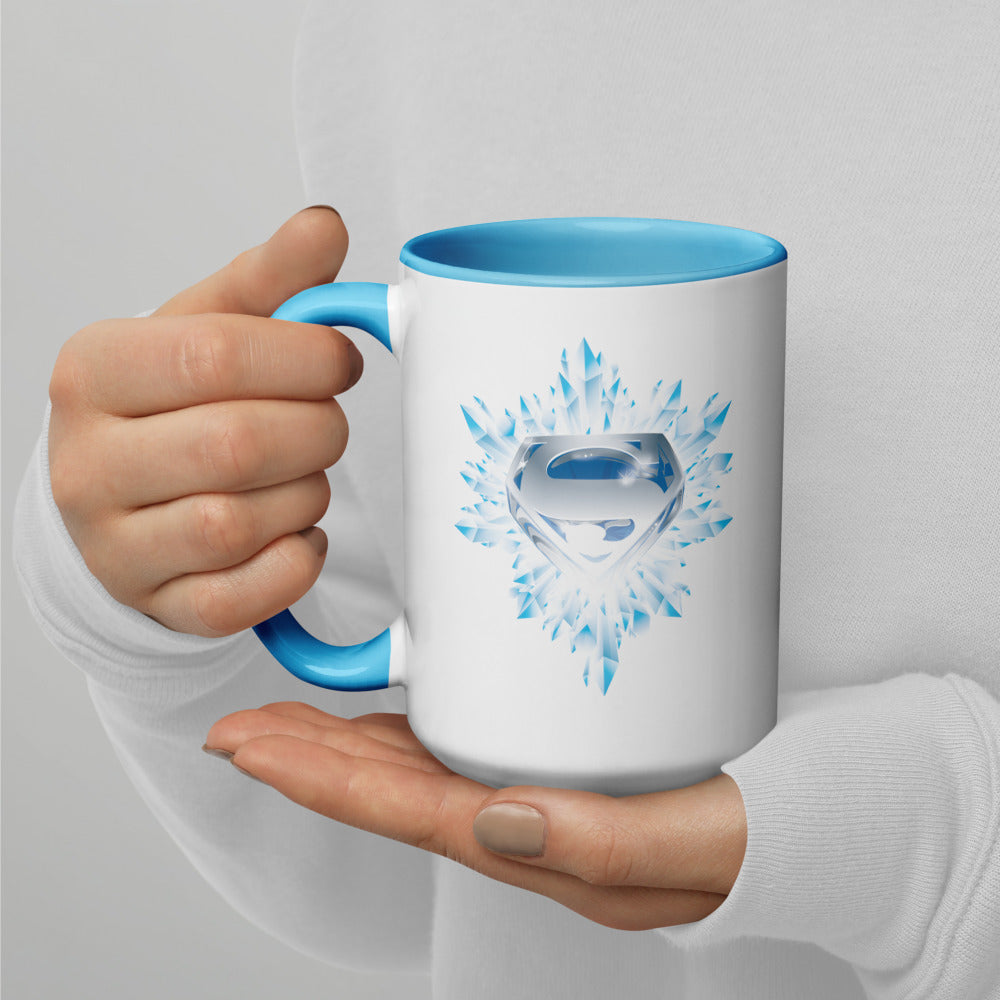 Superman: The Movie Crystal Blue Logo Two-tone Mug