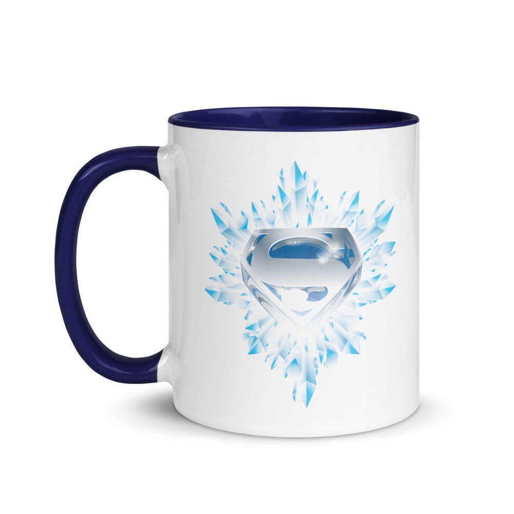 Superman The Movie Crystal Blue Logo Two-tone Mug