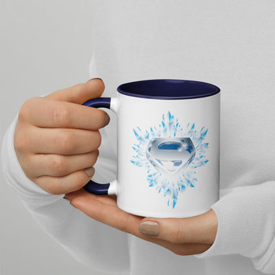 Superman The Movie Crystal Blue Logo Two-tone Mug