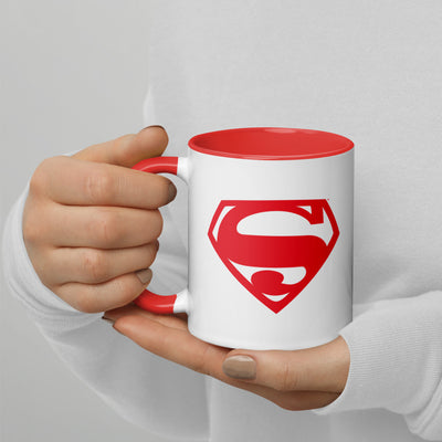 Superman The Movie Red Logo Two-tone Mug