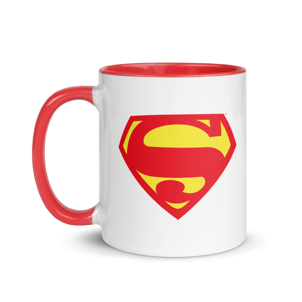 Superman The Movie Red & Yellow Logo Two-tone Mug