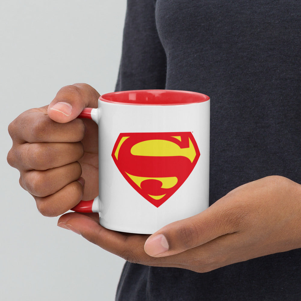 Superman The Movie Red & Yellow Logo Two-tone Mug