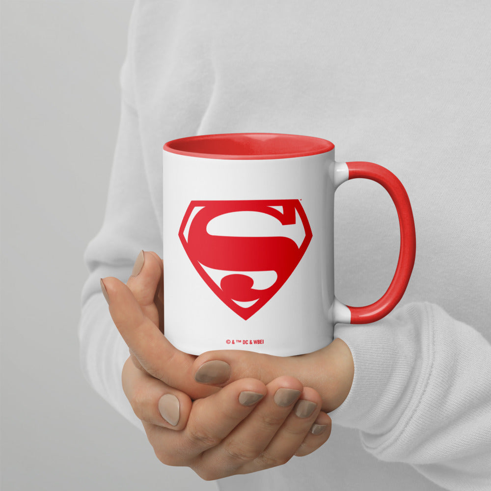 Superman The Movie Red Logo Two-tone Mug