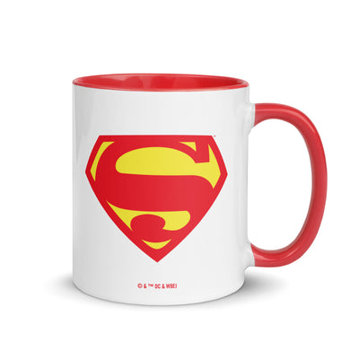 Superman The Movie Red & Yellow Logo Two-tone Mug