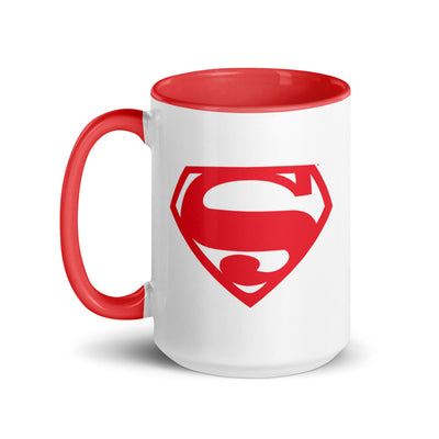 Superman The Movie Red Logo Two-tone Mug