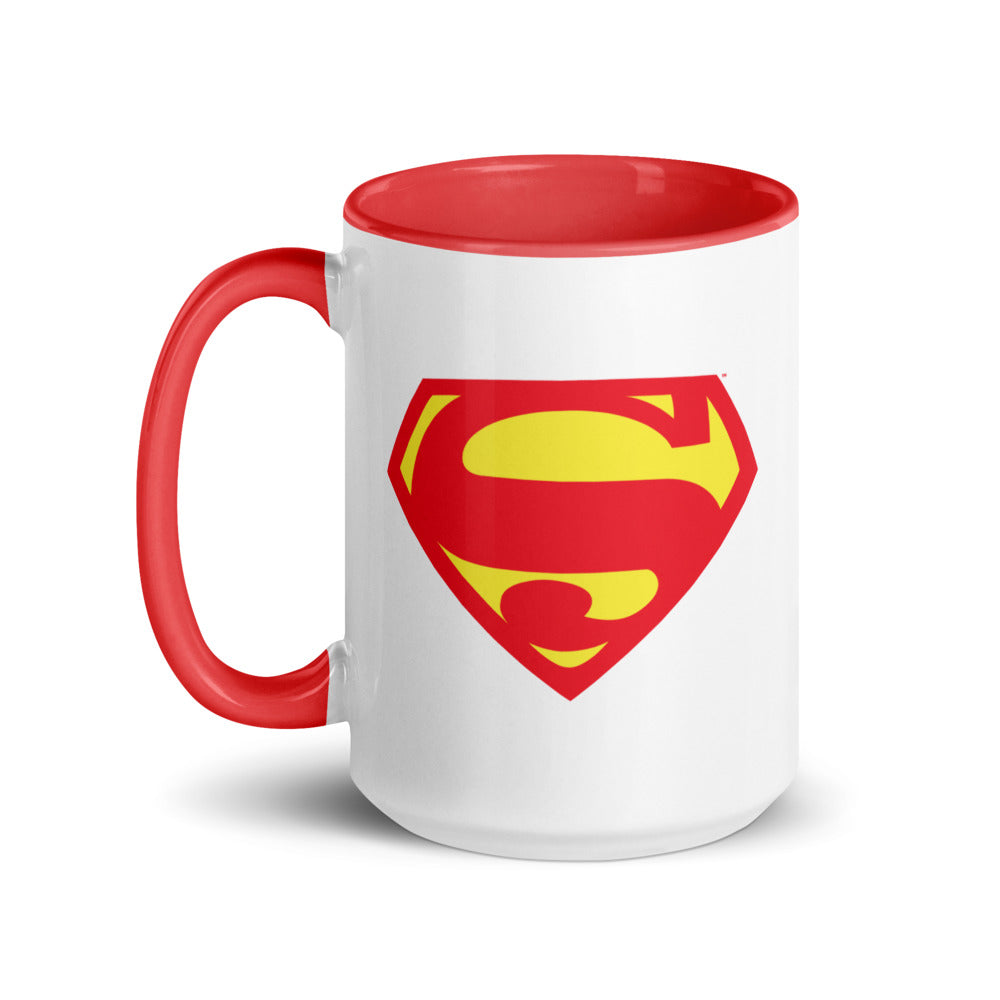 Superman The Movie Red & Yellow Logo Two-tone Mug