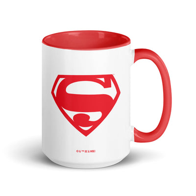 Superman The Movie Red Logo Two-tone Mug