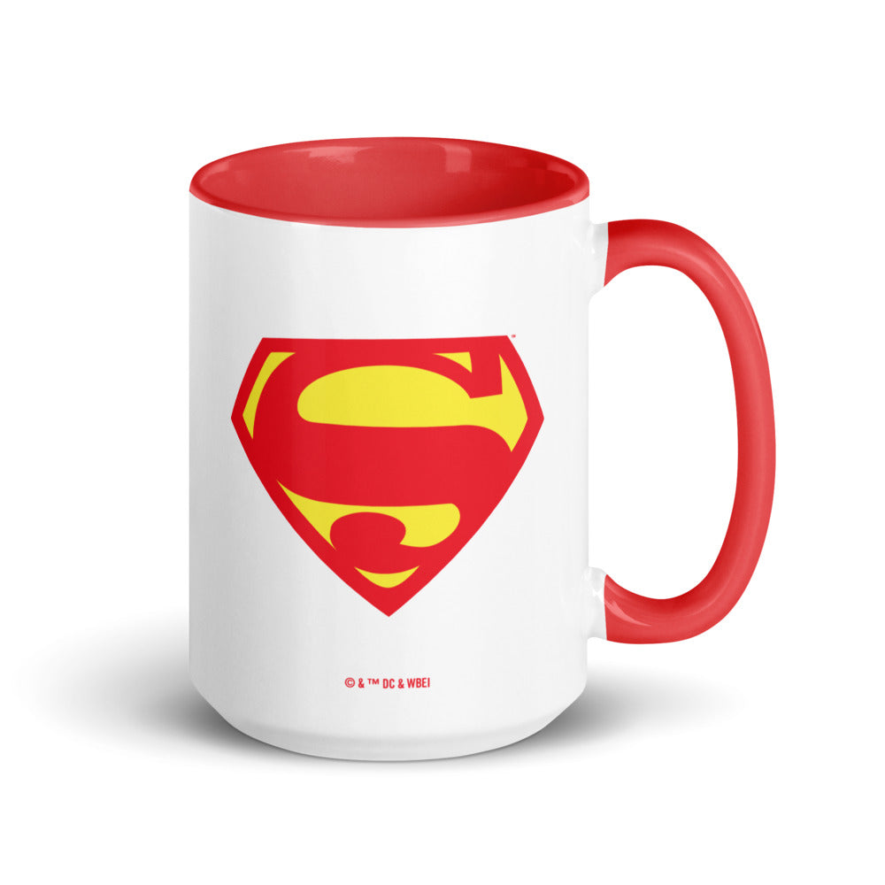 Superman The Movie Red & Yellow Logo Two-tone Mug