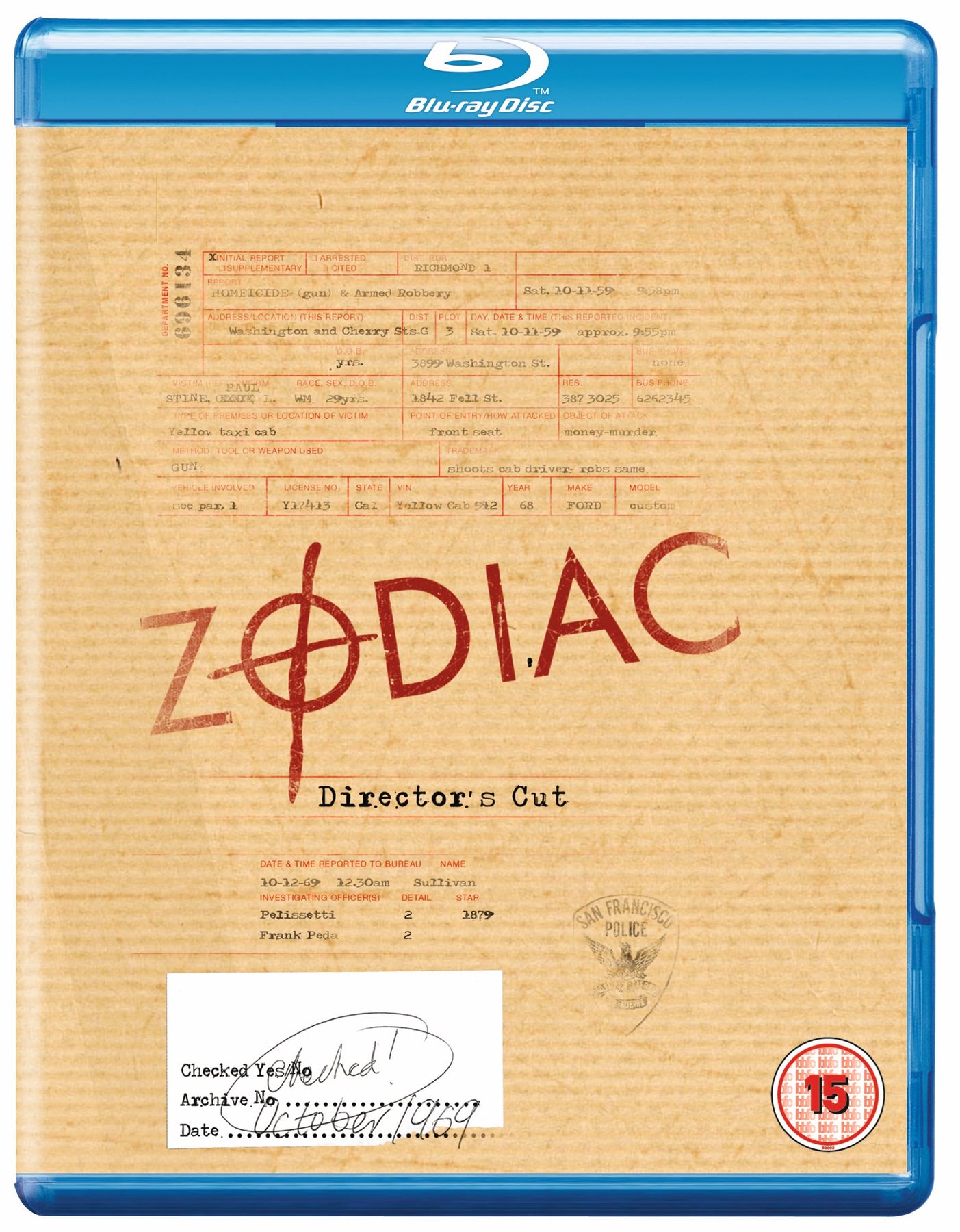 Zodiac (Bluray) Warner Bros. Shop UK