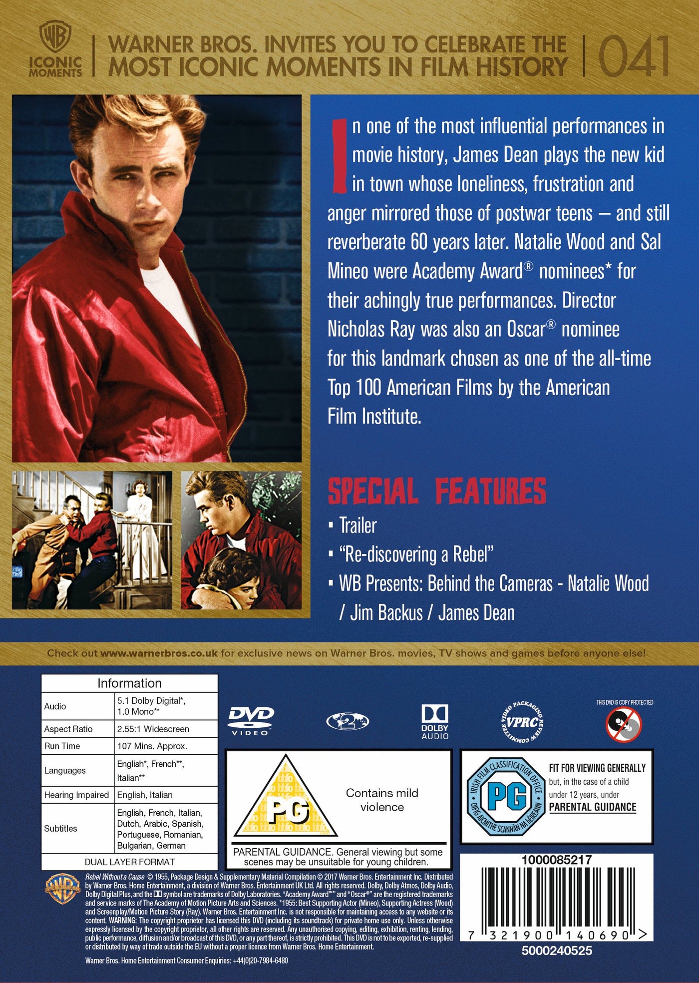 Rebel Without A Cause [1955] (DVD)