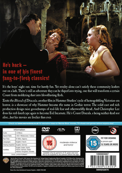 TASTETHEBLOODOFDRACULA(DVD/S)