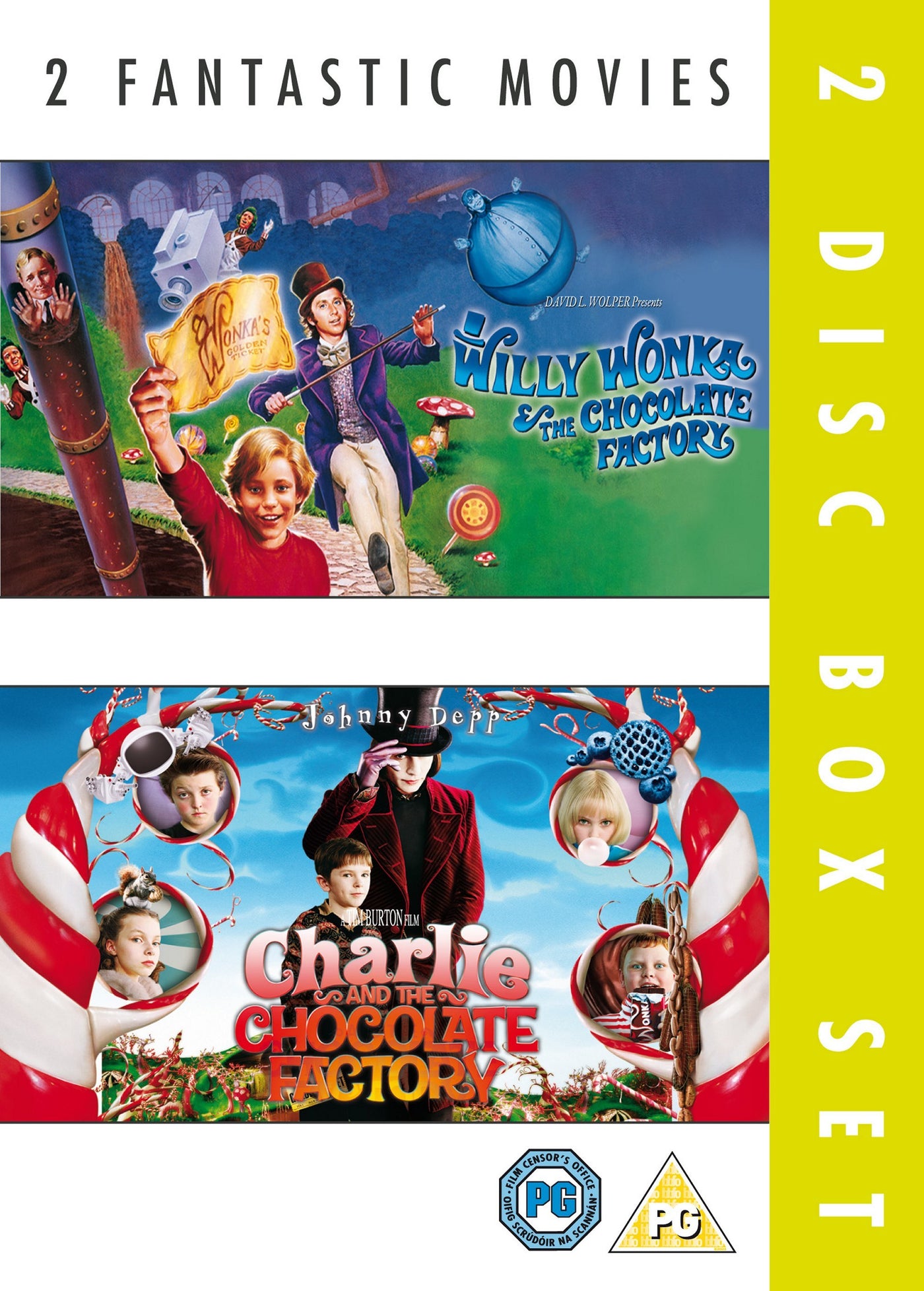 Willy Wonka And The Chocolate Factory / Charlie And The Chocolate Factory [2007] (DVD)