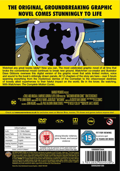 Watchmen Motion Comic: The Complete First Volume (DVD)