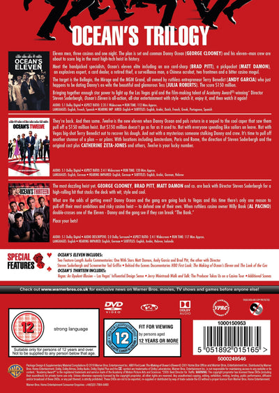 Ocean's Eleven/Ocean's Twelve/Ocean's Thirteen [2007] (DVD)