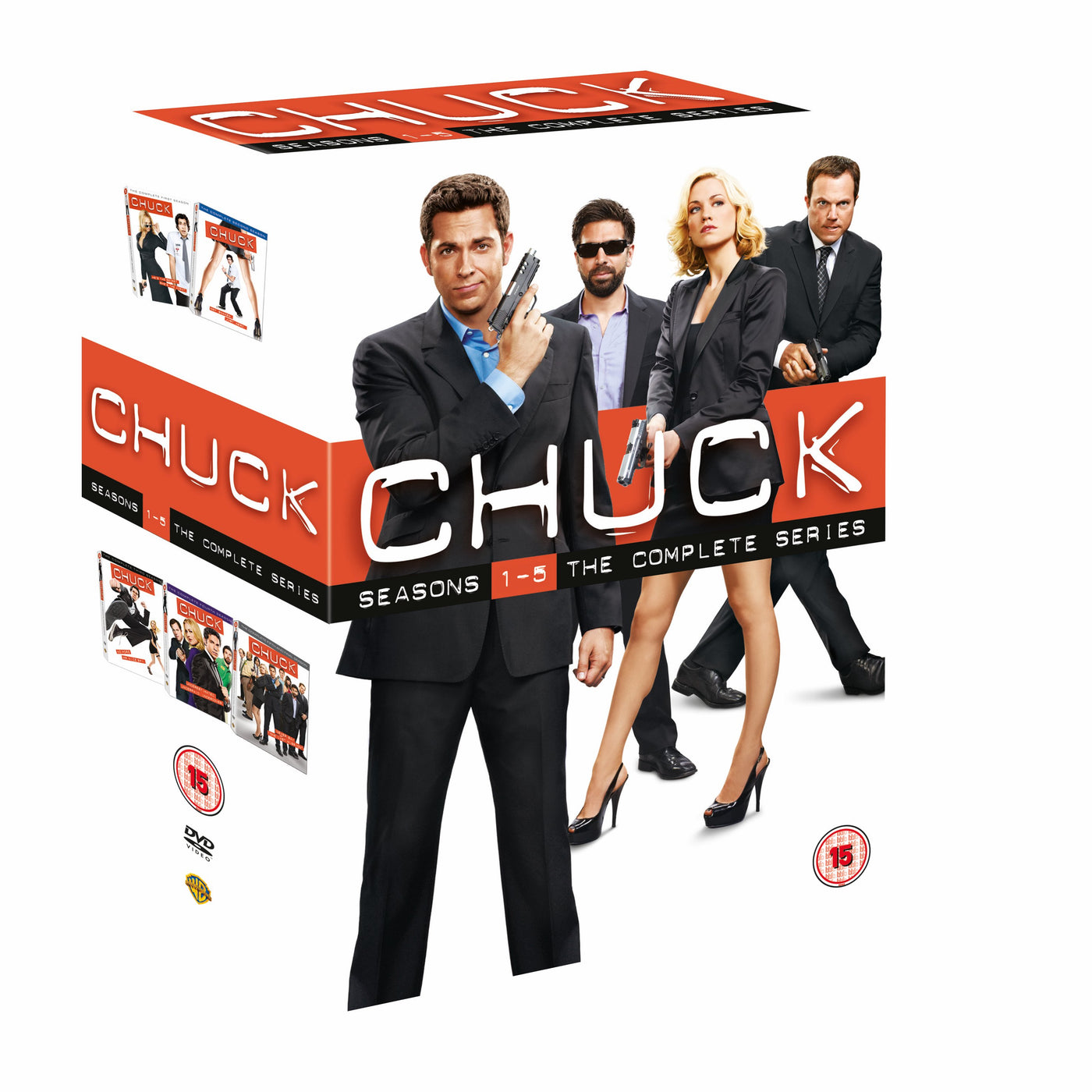 Chuck - Season 1-5 Complete (DVD)