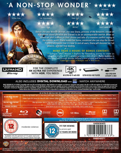 Wonder Woman (4K Ultra HD) (2017)