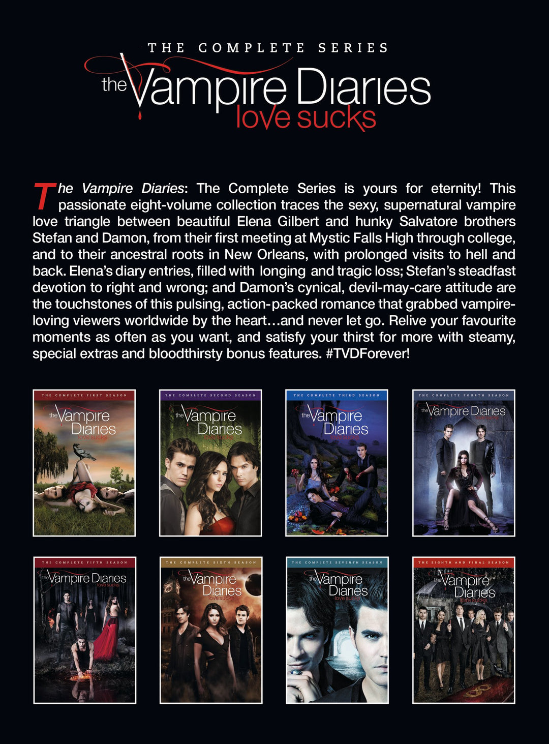The Vampire Diaries: The Complete Series (DVD) – Warner Bros. Shop - UK