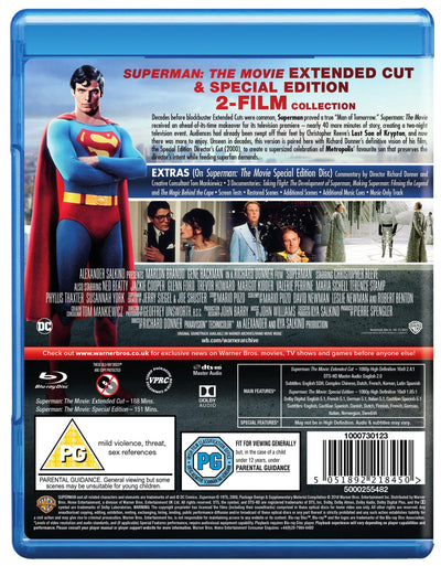 Superman: The Movie Extended Edition 2 Film Collection (1978) (Blu-Ray)