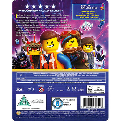 The LEGO Movie 2: The Second Part (3D Blu-ray Steelbook)