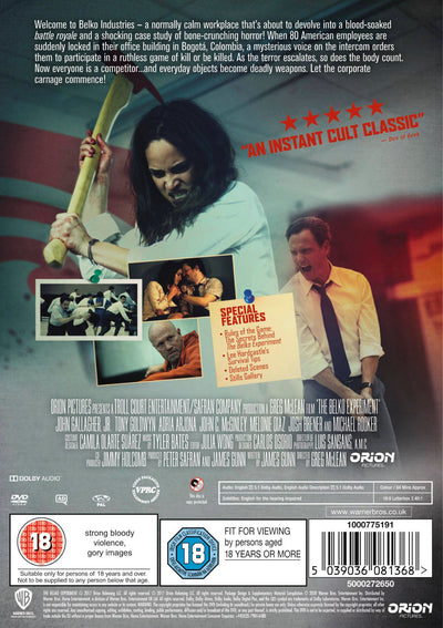 The Belko Experiment [2017] (DVD)