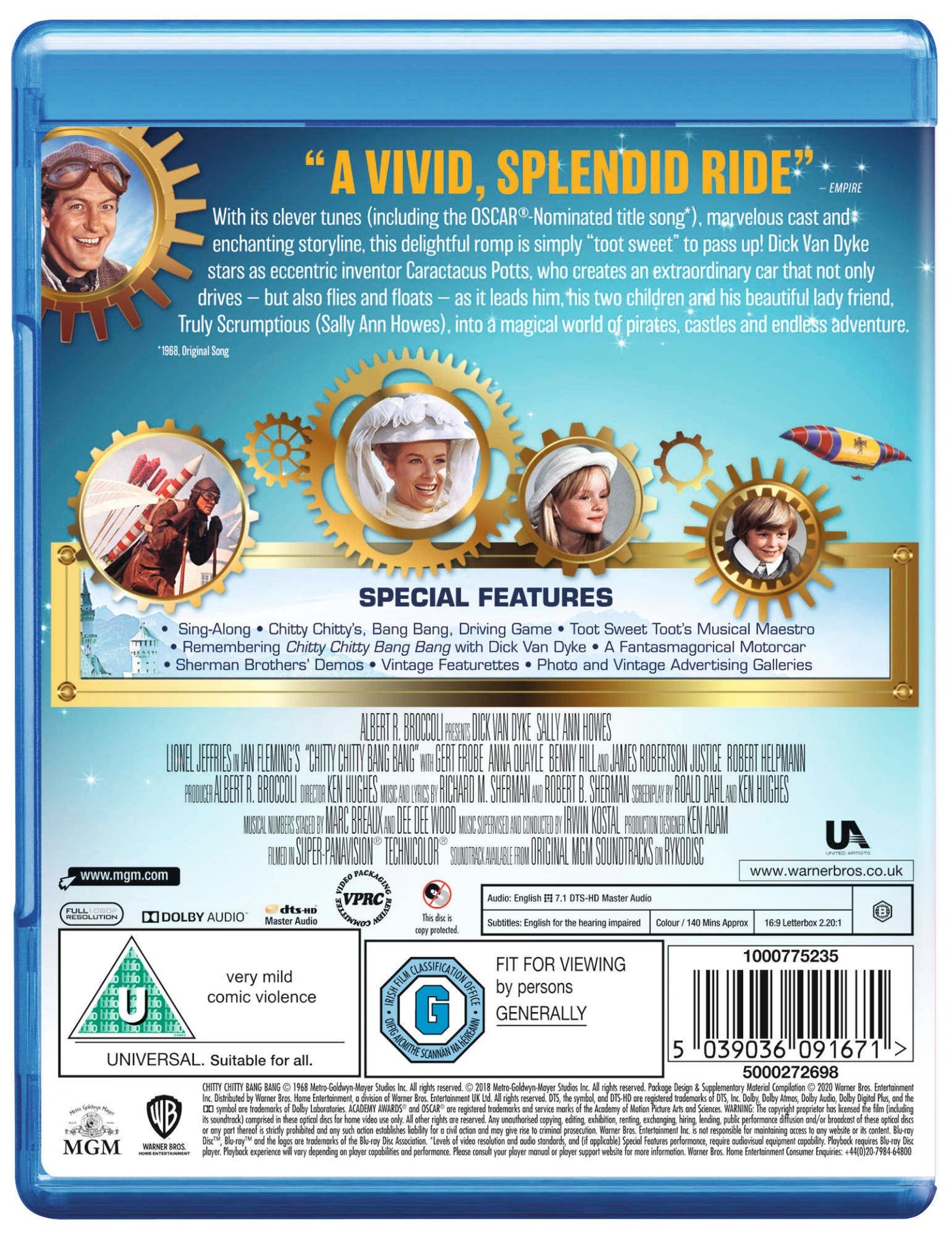 Chitty Chitty Bang Bang 50th Anniversary Re-Sleeve (Blu-ray)