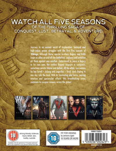 Vikings Seasons 1-5 (DVD)