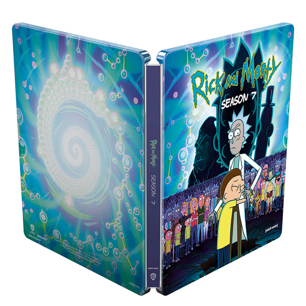 Rick and Morty Season 7 Steelbook [Blu-ray] [2023]