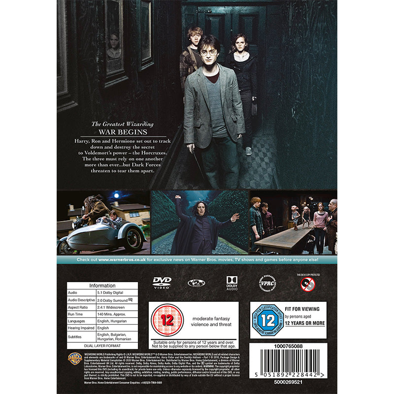 Harry Potter & the Deathly Hallows Part 1 (DVD) (2010)